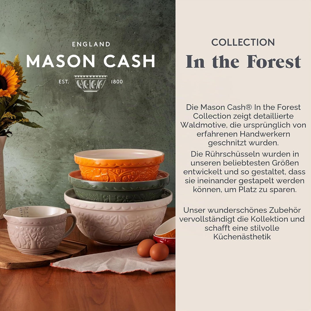 Mason Cash 2001.082 Forest Servierplatte aus Steingut, 30,5 cm, cremefarben 30.5 cm Cremefarben, 30.