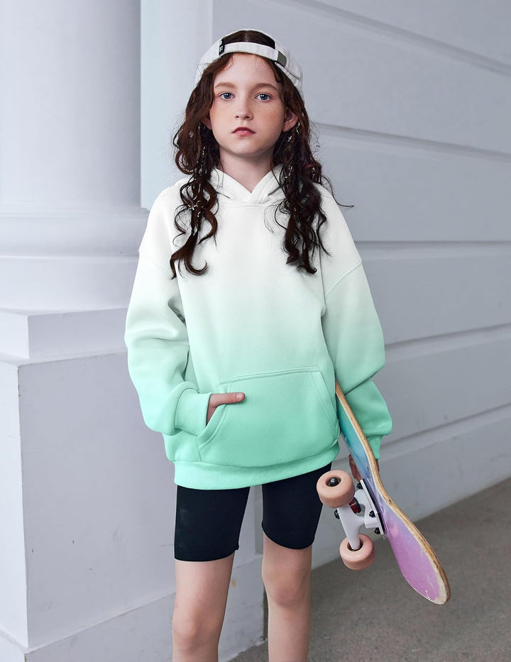 Arshiner Mädchen Kapuzenpullover Warm Fleece Kinder Hoodie Winter Pullover mit Tasche Sweatshirt für
