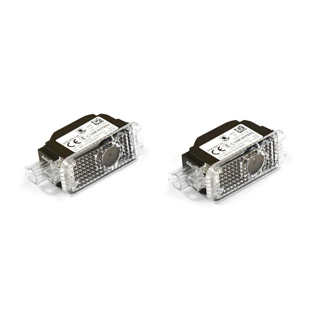 Skoda 5E3052133H Einstiegsleuchten LED Türleuchten Logo Projektor vorn, mit Projektion Markenschrift
