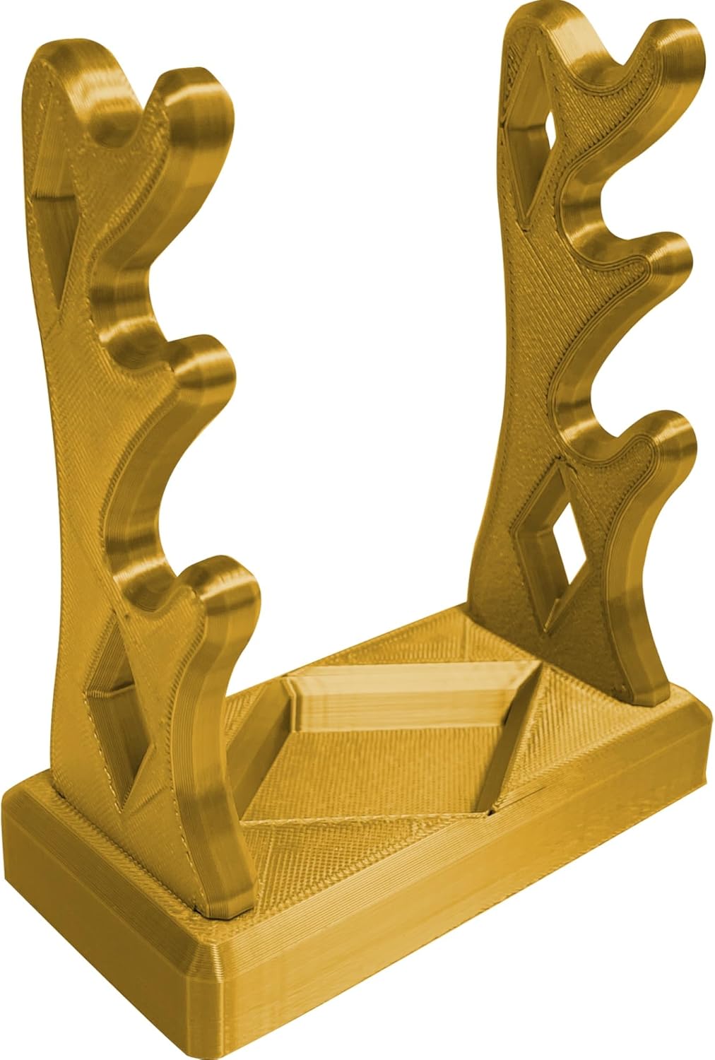 3D Samurai Dartständer - 3-Fach Gold, Gold