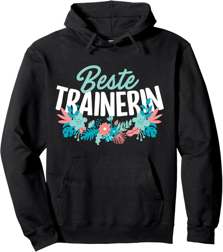 Beste Trainerin - Fussball Volleyball Hockey Süsses Geschenk Pullover Hoodie