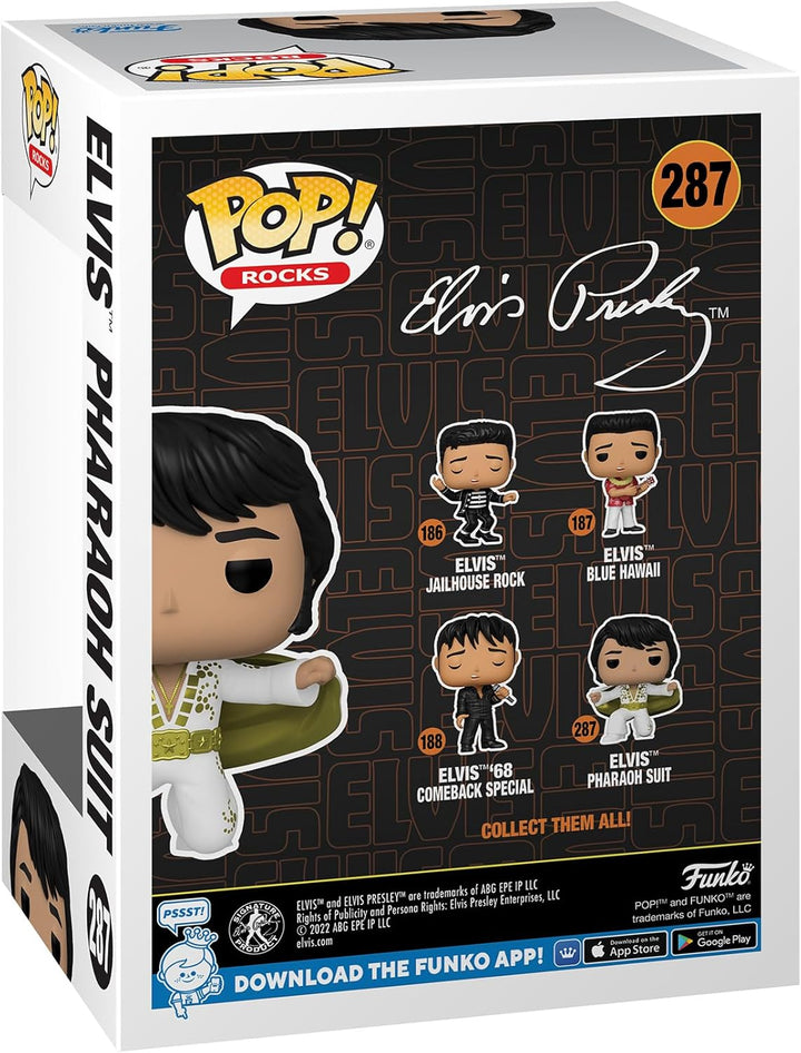 Funko Pop! Rocks: Elvis Presley - Pharaoh Suit - Vinyl-Sammelfigur - Geschenkidee - Offizielle Hande