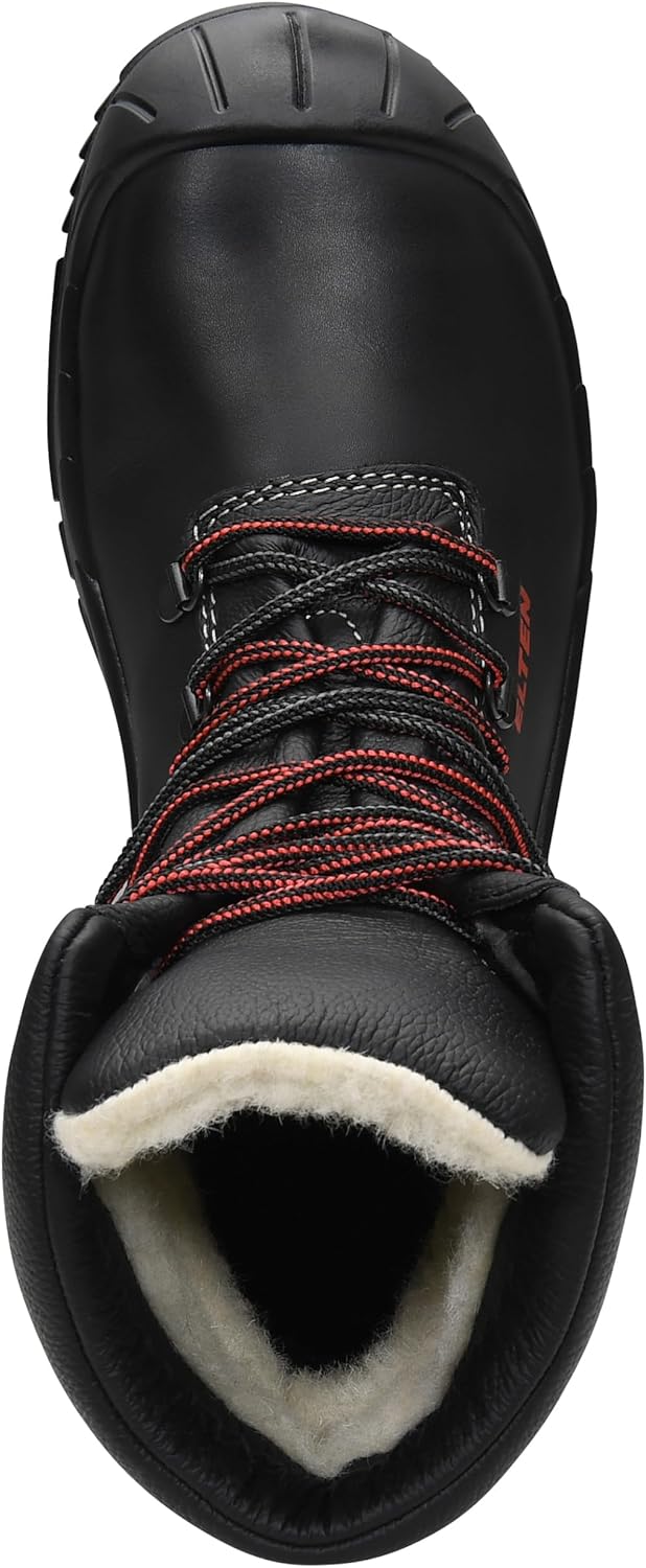 ELTEN Sicherheitsschuhe, Winter RENZO Winter S3 CI, Herren, Leder, Stahlkappe, leicht, robust, Schwa