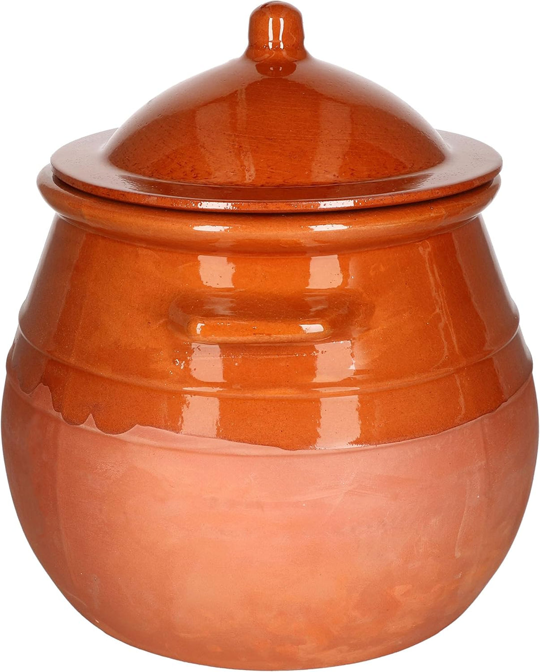 MamboCat Tontopf mit Deckel I 7 Liter I Stewpot, Eintopf, Suppentopf, Kochtopf I Mediterran I Unikat