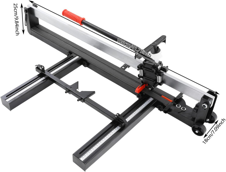800mm Manueller Fliesenschneider, Professioneller Fliesenschneider mit Laser-Positionierung, Max. 15