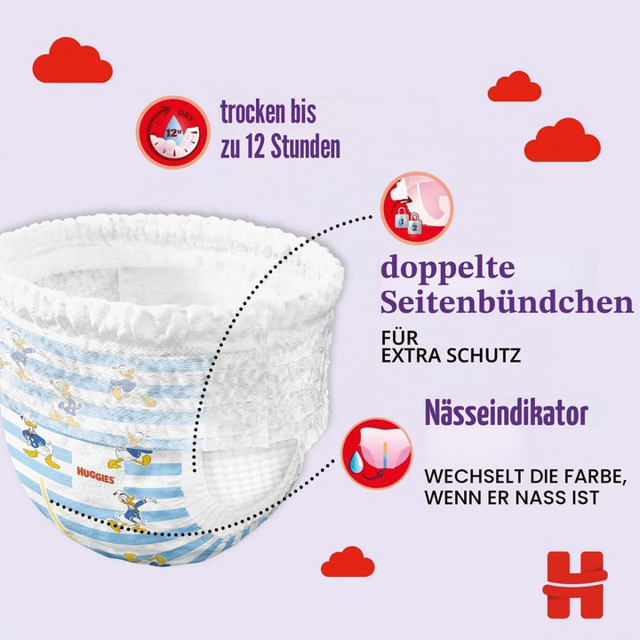 Huggies Pants Little Movers Disney, Grösse 6, 96 St. (2x48), Monatsbox