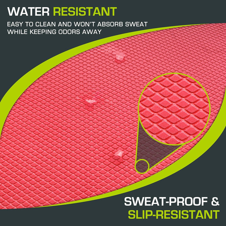 ProsourceFit Übung Balance Pad - Rutschfeste gepolsterte Schaumstoffmatte & Knieschoner für Fitness