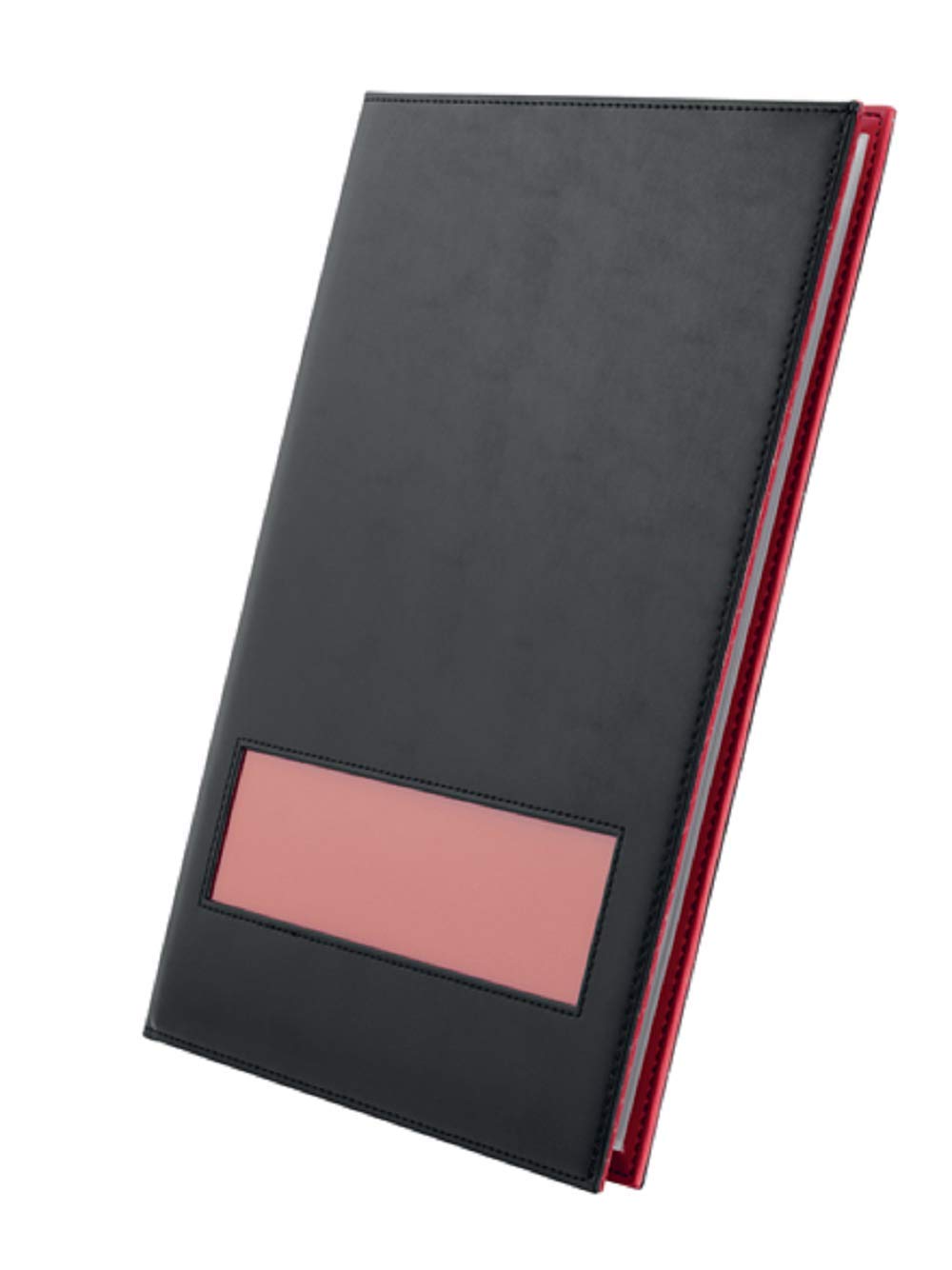 Rexel ProStyle OnView Präsentationsmappe mit 40 Taschen, A4, Schwarz / Granatapfel