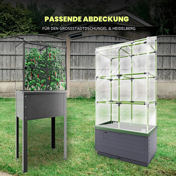 Bio Green Abdeckhaube für Pflanzkübel City Jungle und City Jungle Heidelberg | UV-beständige Folie |