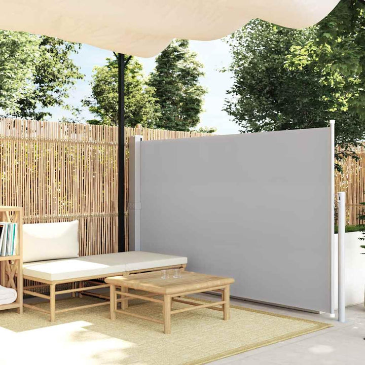 Tidyard Ausziehbar Seitenmarkise UV- und wasserbeständig Sonnenschutz Sichtschutz Windschutz Seitenr