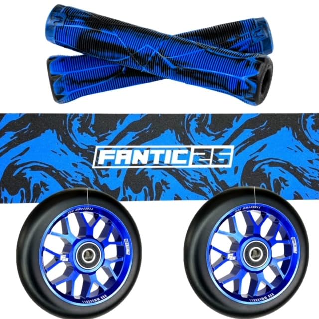 Fantic26 Stunt-Scooter Roller Ersatzteile Bundle I Ethic DTC Griffe mit Integrierten Barends I F26 S