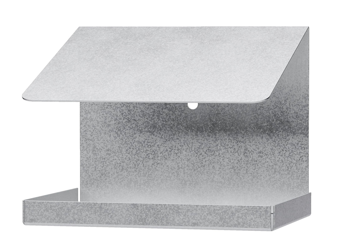 Alberts 355098 Vogelhäuschen Schrägdach | Vogelfutterhaus aus Stahl in verschiedenen Trendfarben | V