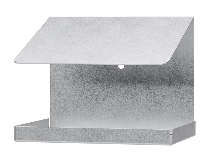 Alberts 355098 Vogelhäuschen Schrägdach | Vogelfutterhaus aus Stahl in verschiedenen Trendfarben | V