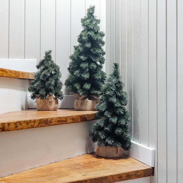 Creative Home Kleiner Weihnachtsbaum Tannenbaum Künstlich | 50 cm | Künstlicher Weihnachtsbaum Deko