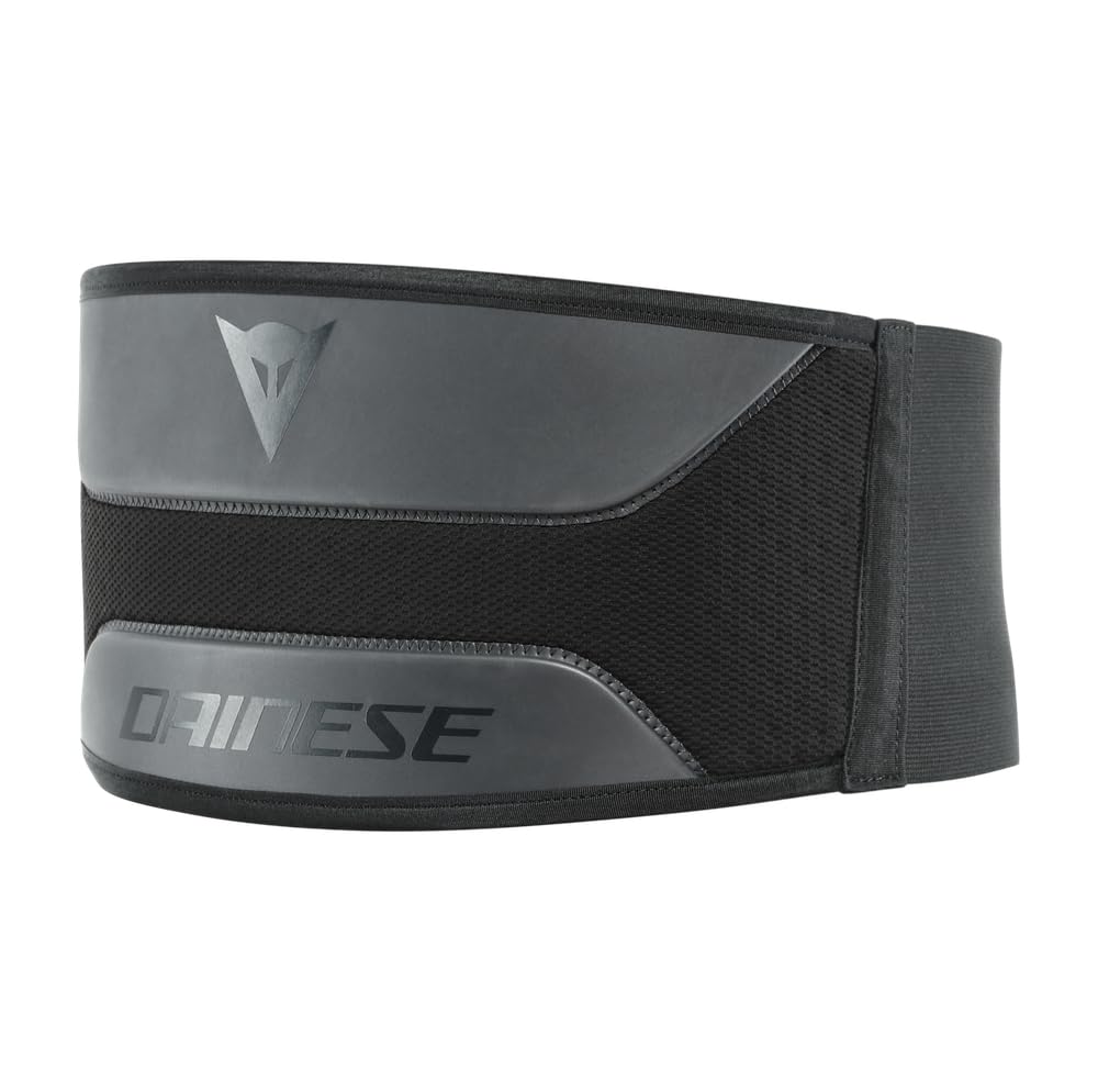 Dainese Lumbar Belt Low, Motorrad Nierengurt, Schwarz, XL, XL