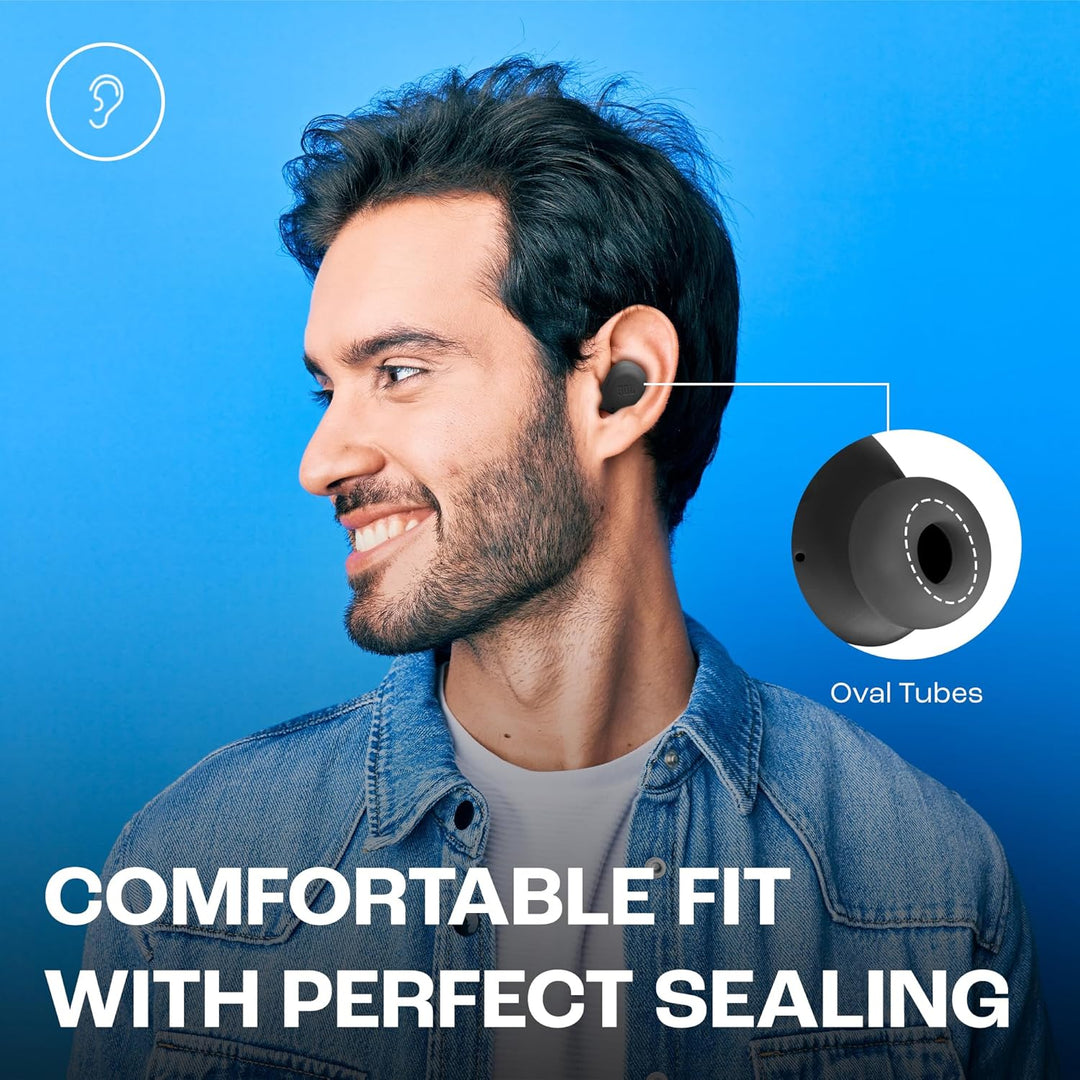 JBL Wave Buds – Kabellose In-Ear Ohrhörer mit IP54 und IPX2 Wasserdichtigkeit – Kraftvoller Bass und