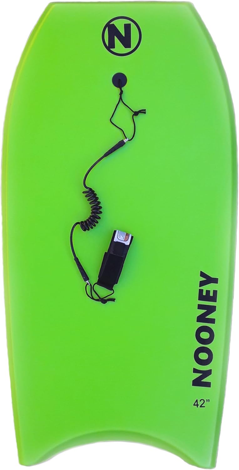 Nooney Bodyboard EPS grün mit Leash in verschiedenen Grössen | Wellenboard | Wellenbrett 44 Inch (11