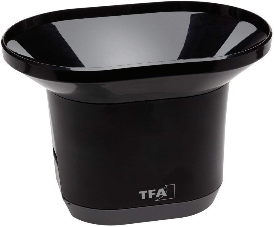 TFA 47.3005.01 Funk-Regenmesser Drop Niederschlagsmesser (schwarz mit Batterien)