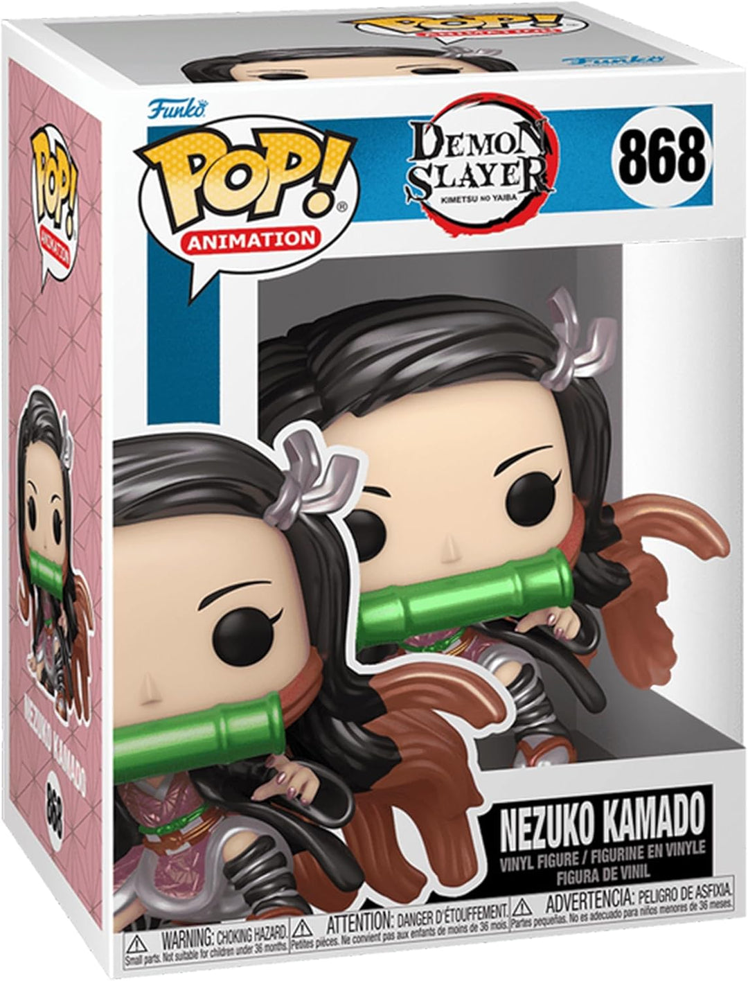 Funko Pop Demon Slayer Nezuko Kamado Toystop LACC Exclusive Metallic