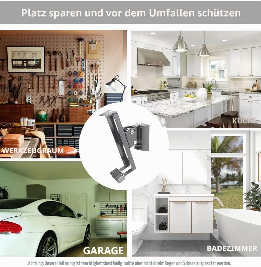Wandhalterung für SONOS One/SONOS One SL/SONOS Play 1 Speaker(Drehbar und neigbar,kompatibel mit SON