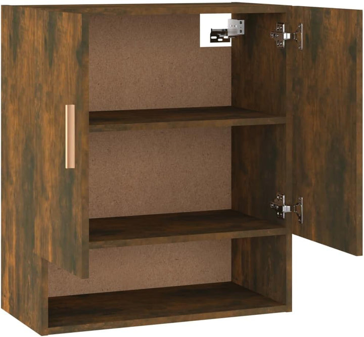 vidaXL Wandschrank Hängeschrank Bücherschrank Mehrzweckschrank Lagerschrank Schrank Wohnzimmer Räuch