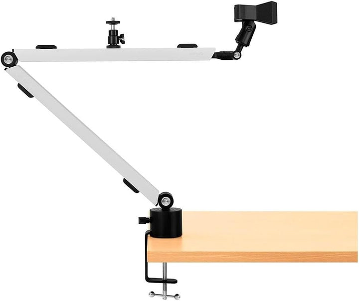 Streamplify Mikrofon Arm MOUNT ARM mit Zubehörschuh-Montageschiene - Mikrofonständer 360-Grad-Drehun