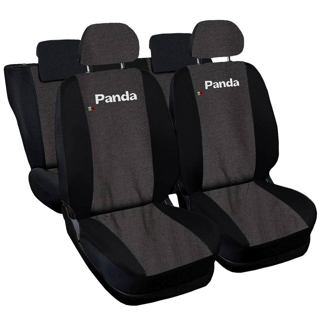 Auto Accessori Lupex - Kompatible Autositzbezüge für Panda zweite 169 und dritte 319 Reihe, Jeans sc