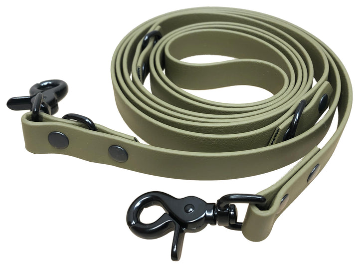 3-fach verstellbare Leine aus Biothane, handsfree leash, Hundeleine in verschiedenen längen (2 Meter