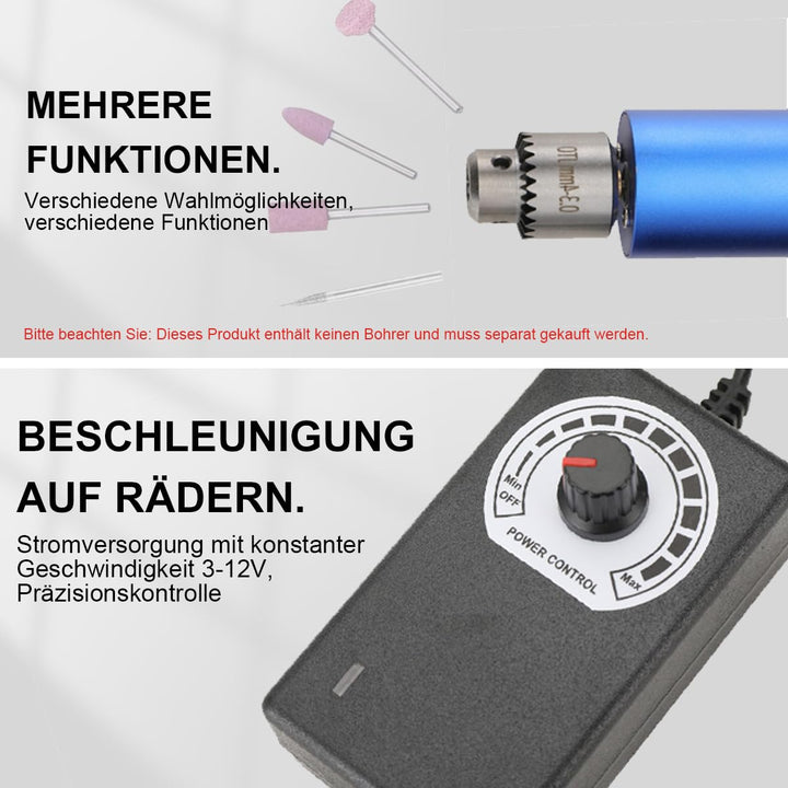 SUDEG Mini Bohrmaschine Set,Elektrisch Mini Drill Bohrmaschine Tragbare Handbohrmaschine Handbohrer