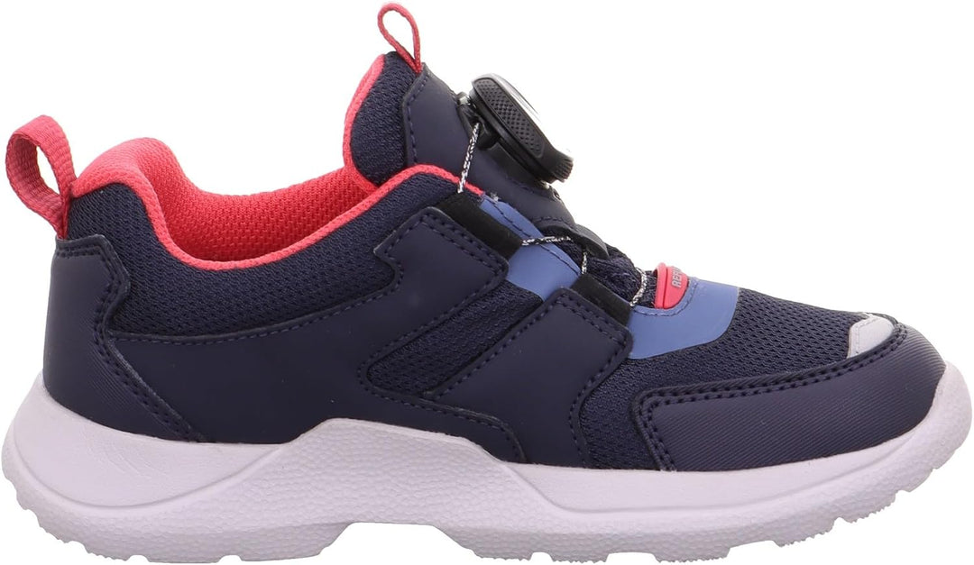 Superfit Mädchen Rush Sneaker 27 EU Blau Pink 8000, 27 EU Blau Pink 8000