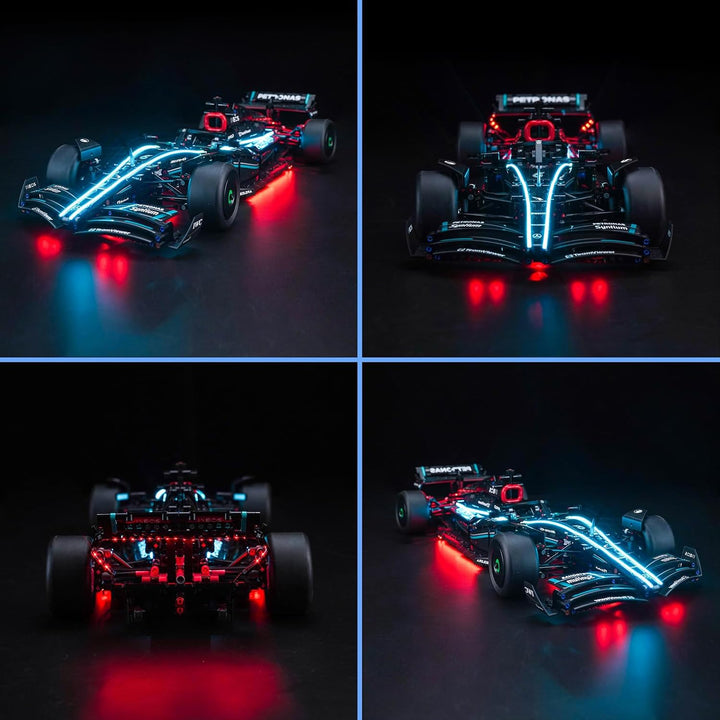 Licht Kompatibel mit Lego Mercedes-AMG F1 W14 E Performance, Nur Lichter Set - Kein Modell, Licht Be
