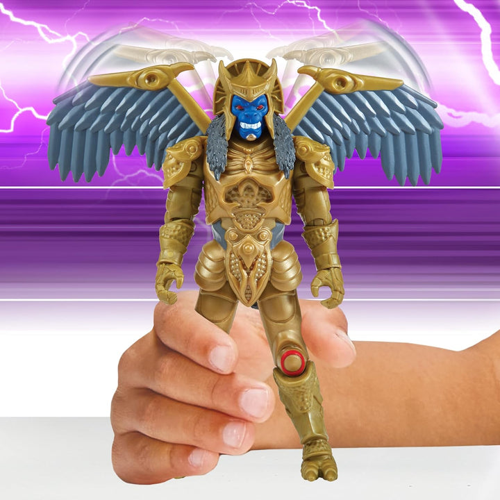 Power Rangers - Die Bösewichte, Figur mit Gelenk, 12 cm, Modell Goldar, für Kinder ab 4 Jahren, PWG0