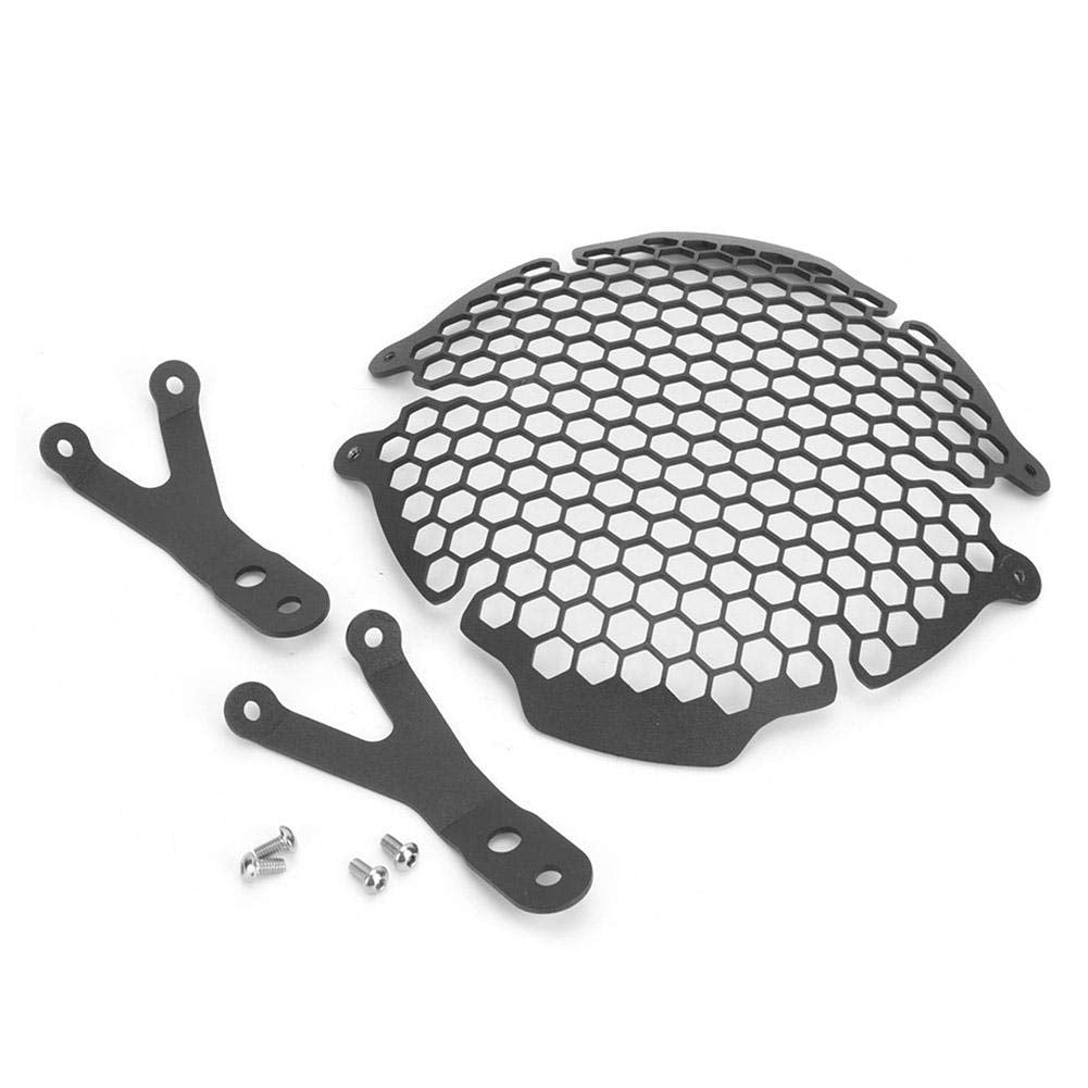 Reminnbor Scheinwerferabdeckung Guard Grill Protector Motorradumbau für Scrambler 800 400 2015-2019