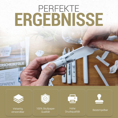 SKULLPAPER® Wasserschiebefolie TRANSPARENT für Laserdrucker - hauchdünn DIY Decal Abziehbild - Nasss