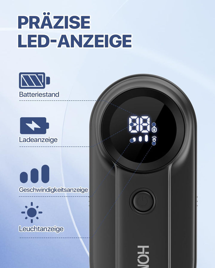Fusselrasierer Elektrisch, [USB Aufladung- 2000mAh] Fusselrasierer mit LED-Digitalanzeige, 3 Einstel