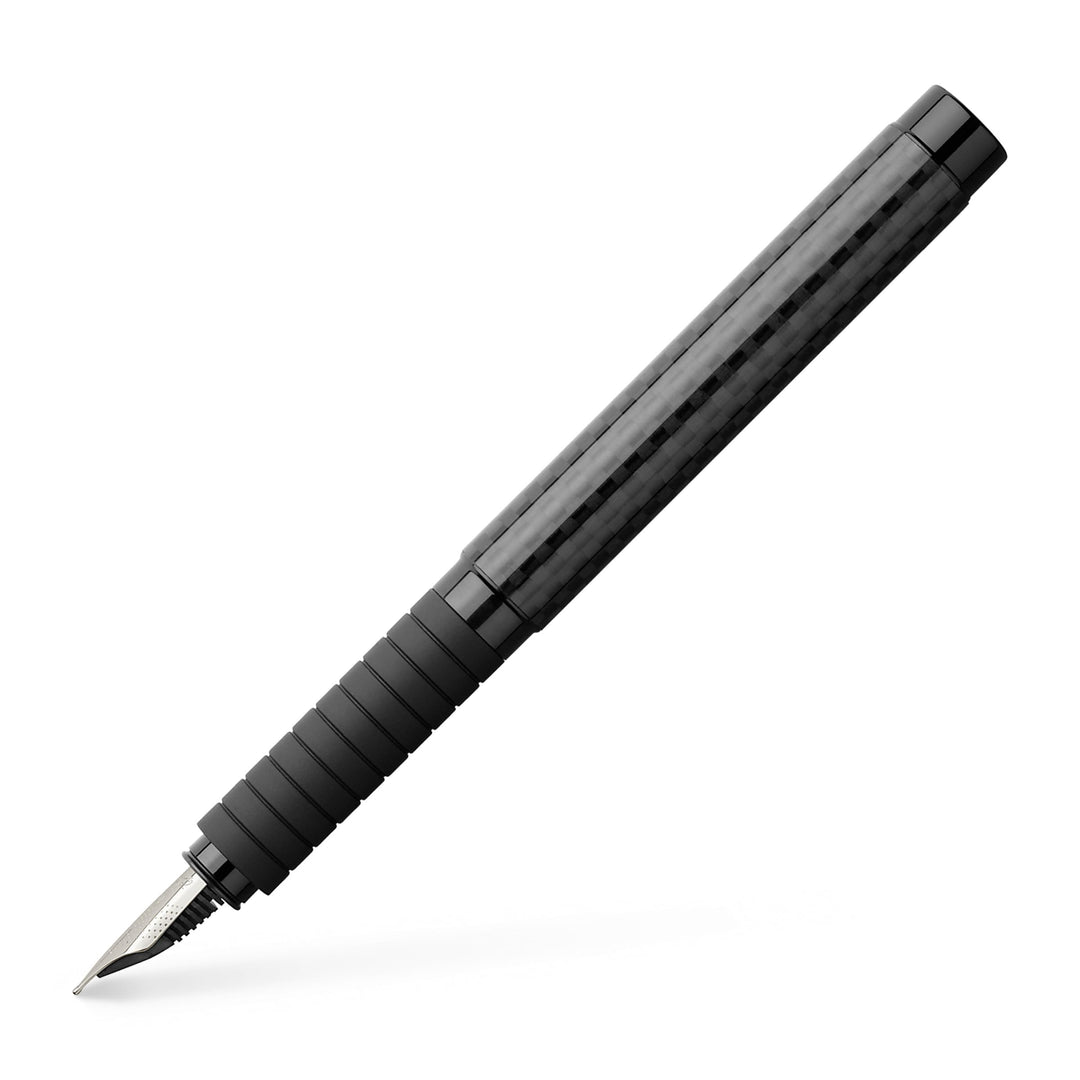 Faber-Castell 148822 - Füllfederhalter Basic Black Carbon, Feder EF, Schwarz, 1 Stück schwarz carbon