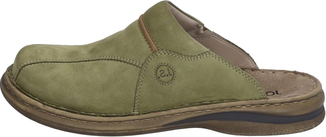 Josef Seibel Klaus, Herren Mules/Pantoletten 44 EU Grün Oliv Kombi 751 631, 44 EU Gr&#xFC;n Oliv Kom