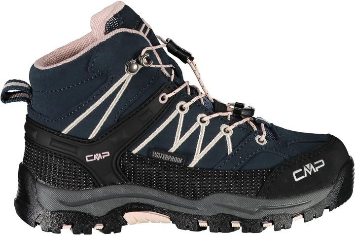 CMP Unisex Kinder Kids Rigel Mid Shoes Wp Trekking-Schuhe 28 EU Asphalt Rose, 28 EU Asphalt Rose