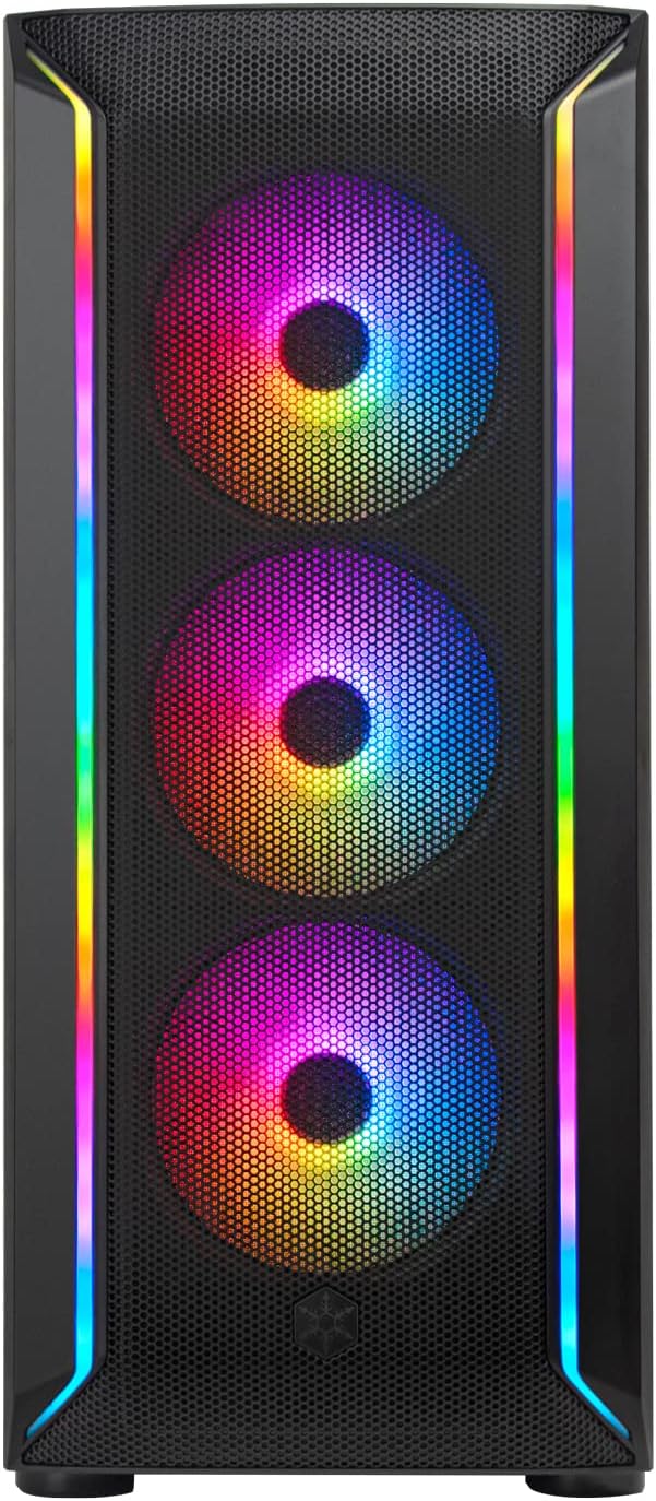 Silverstone SST-FA511Z-BG - FARA ATX-Gaming-Gehäuse mit hohem Luftstrom und ausgezeichnetem Kühlpote