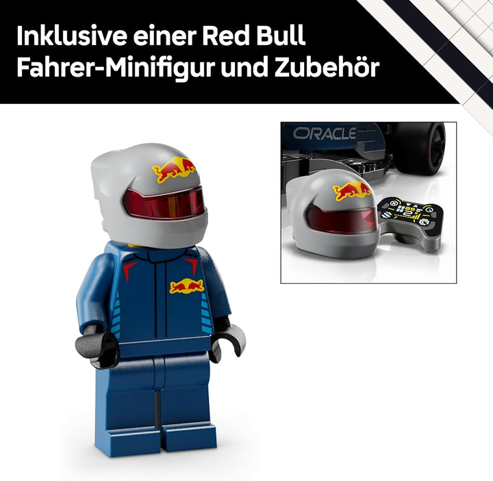 LEGO Speed Champions Oracle Red Bull Racing RB20 F1 Rennauto - Modell für Erwachsene mit Formel 1 Mi
