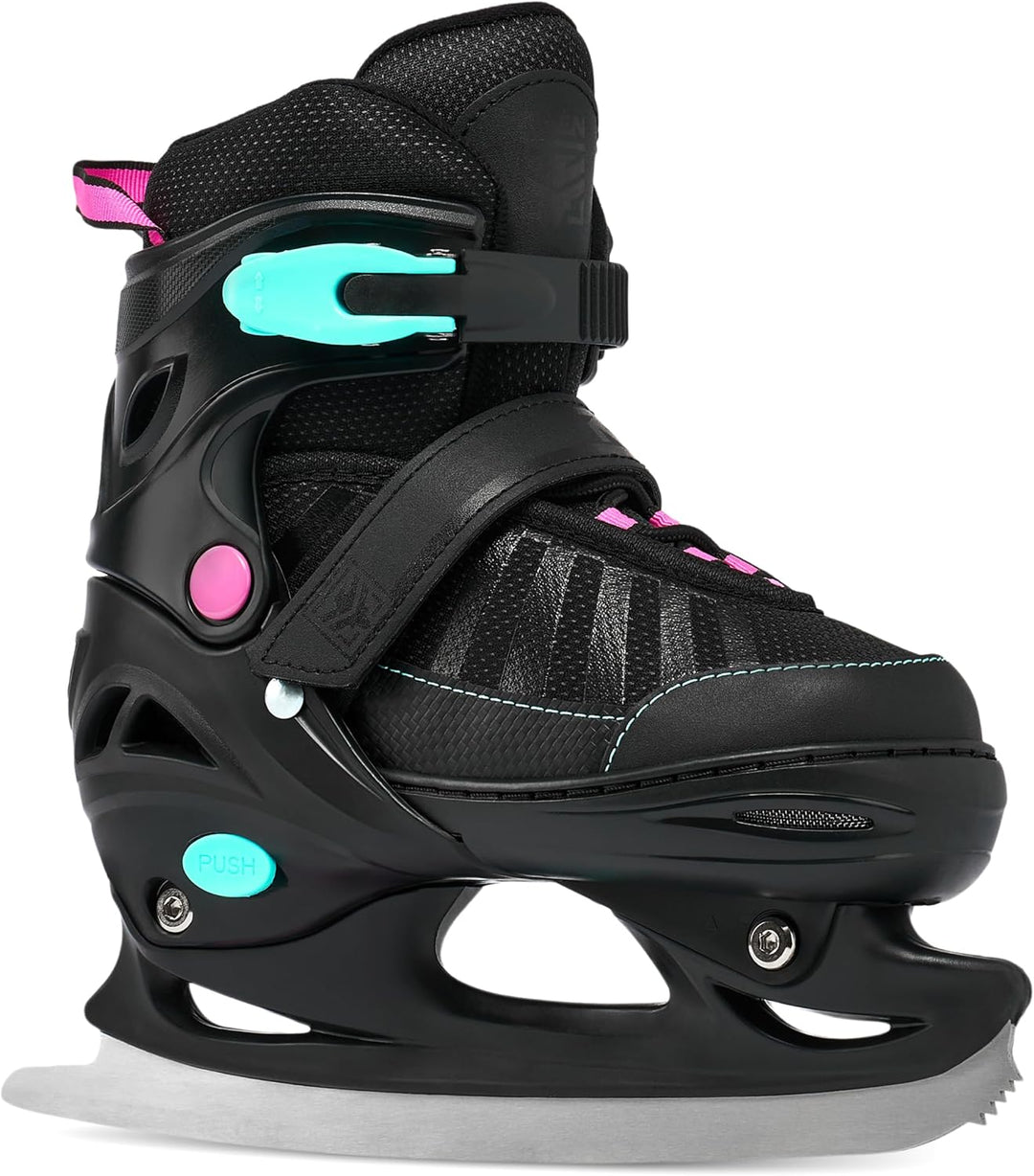 RAVEN Inline Skates Inliner für Kinder und Erwachsene OPTIONAL 2in1 mit Schlittschuhen verstellbar O