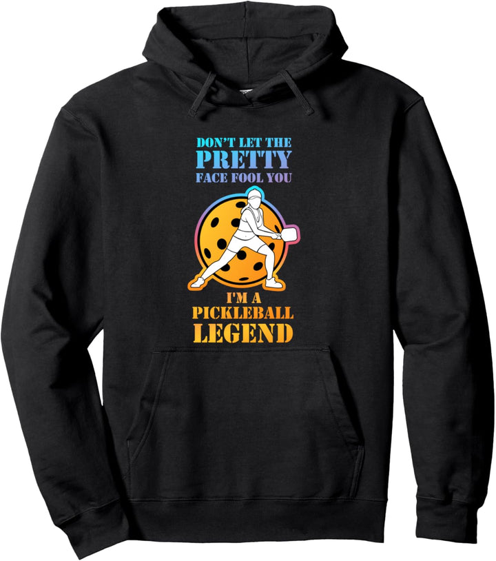 Pickleball Spieler Paddle Ball Sport Pullover Hoodie