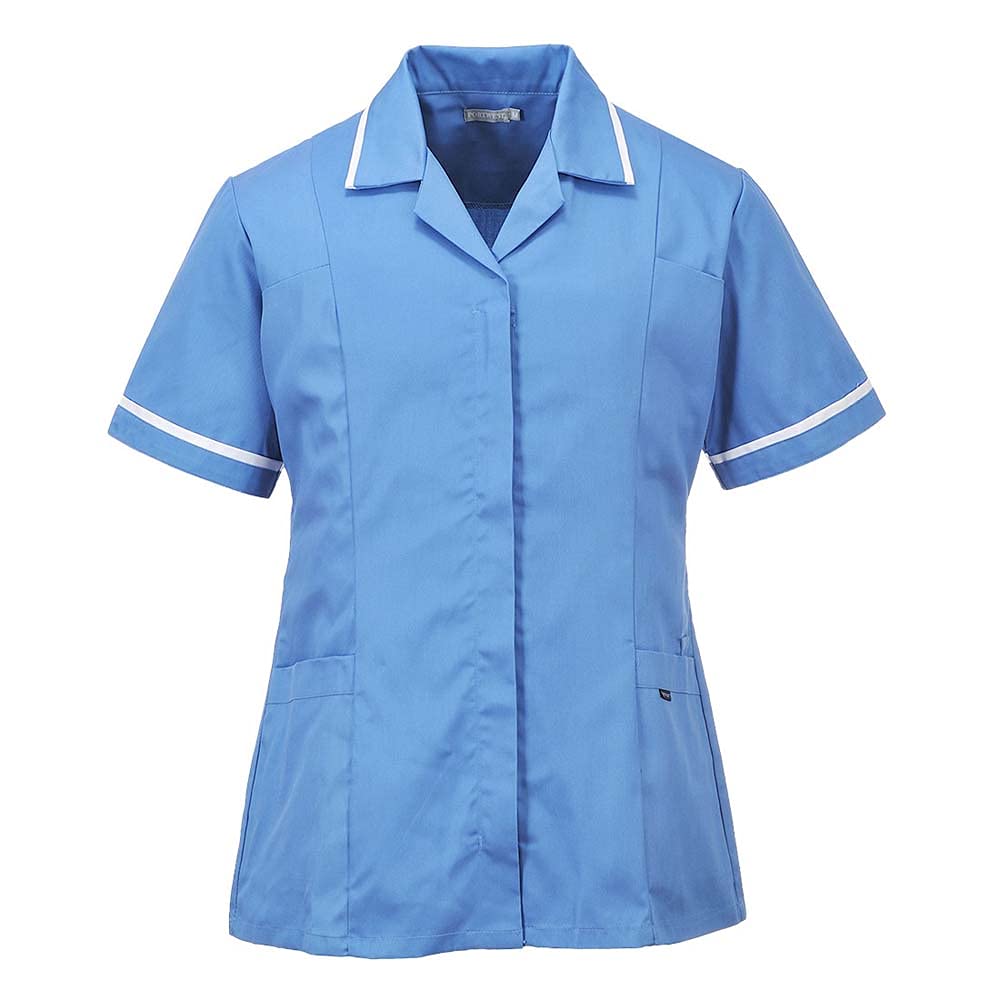 Portwest LW20HBRXXXL Serie LW20 klassische Tunika, regulär, Grösse: 3XL, Krankenhausblau 3XL Hellbla