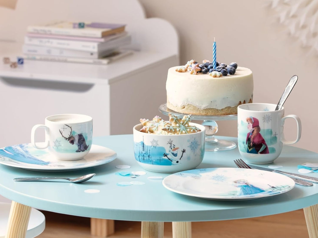 Villeroy &amp; Boch - Disney Frozen Kindergeschirr Set 3tlg., Spülmaschinenfest, Mikrowellensicher, Gesc