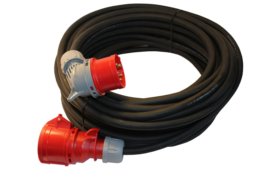 netbote24 CEE Starkstrom Verlängerungskabel mit Winkelstecker 5-polig (3P+N+PE) H07RN-F 5x1,5 mm² AC