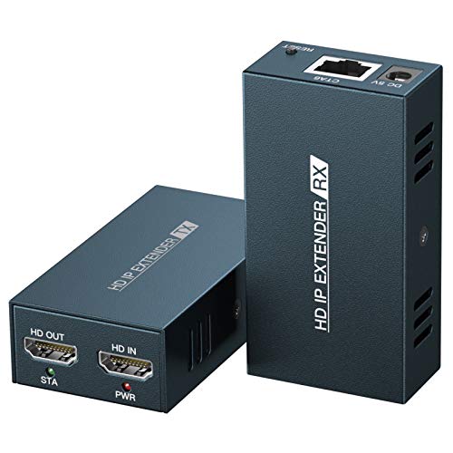 PWAYTEK HDMI Extender 500ft über Single Cat5e/6, über IP/TCP EIN bis mehrere Monitore per Ethernet-S
