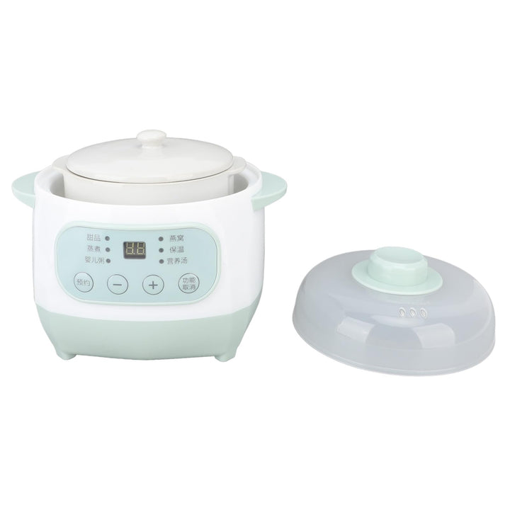 Slow Cooker, Gesund und Sicher, 1 L Keramik-Slow Cooker, Einfach zu Transportieren und Aufzubewahren