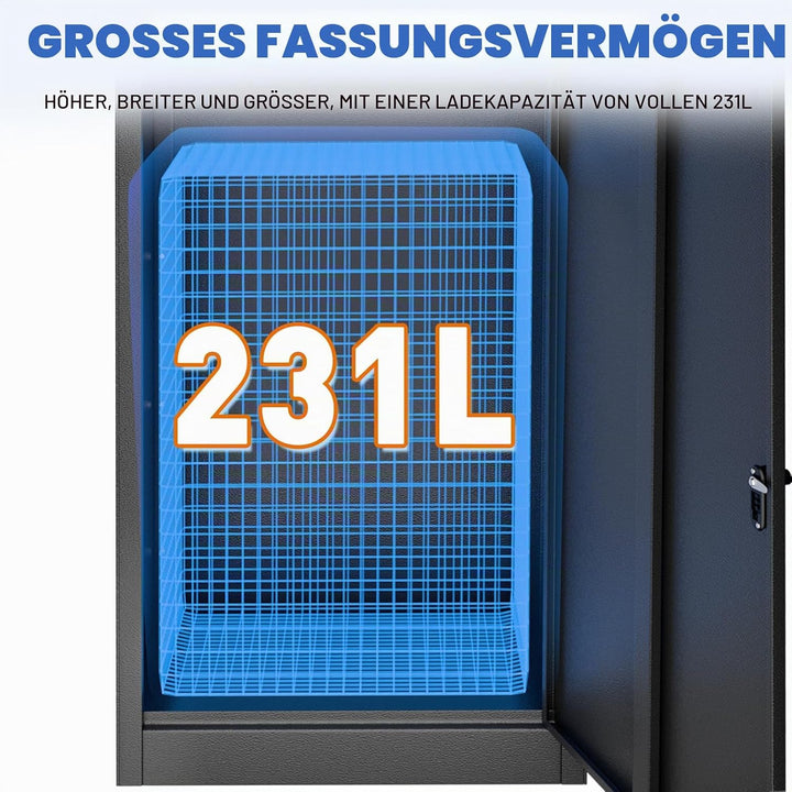 Briefkasten Paketbox für den Aussenbereich, extra grosse Paketboxen mit sicherer Lagerung, wasserdic