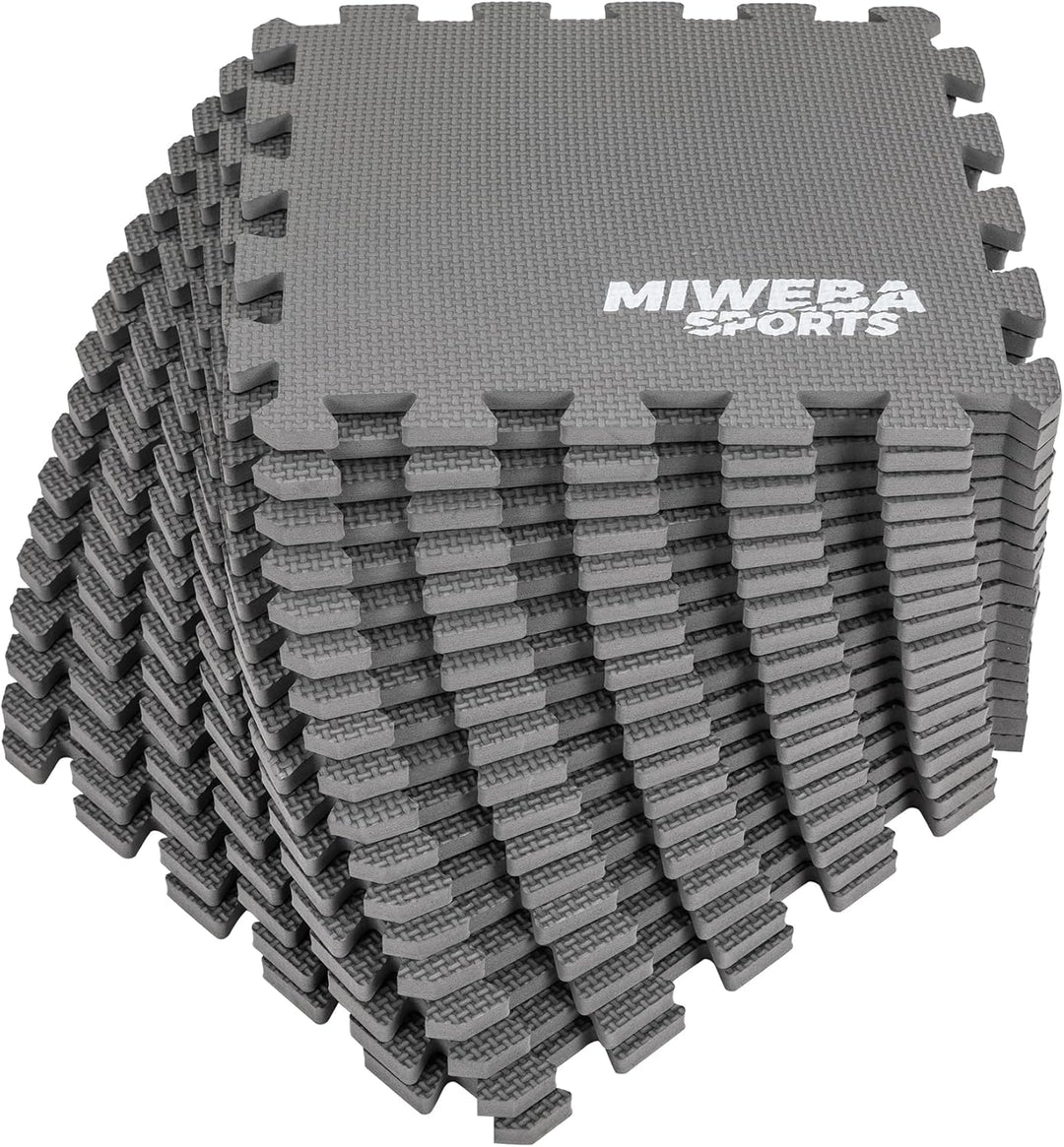 Miweba Sports Bodenschutzmatte BS50 | 8-teilig 1,7 m² - Yogamatte Gymnastikmatte Puzzlematte Fitness