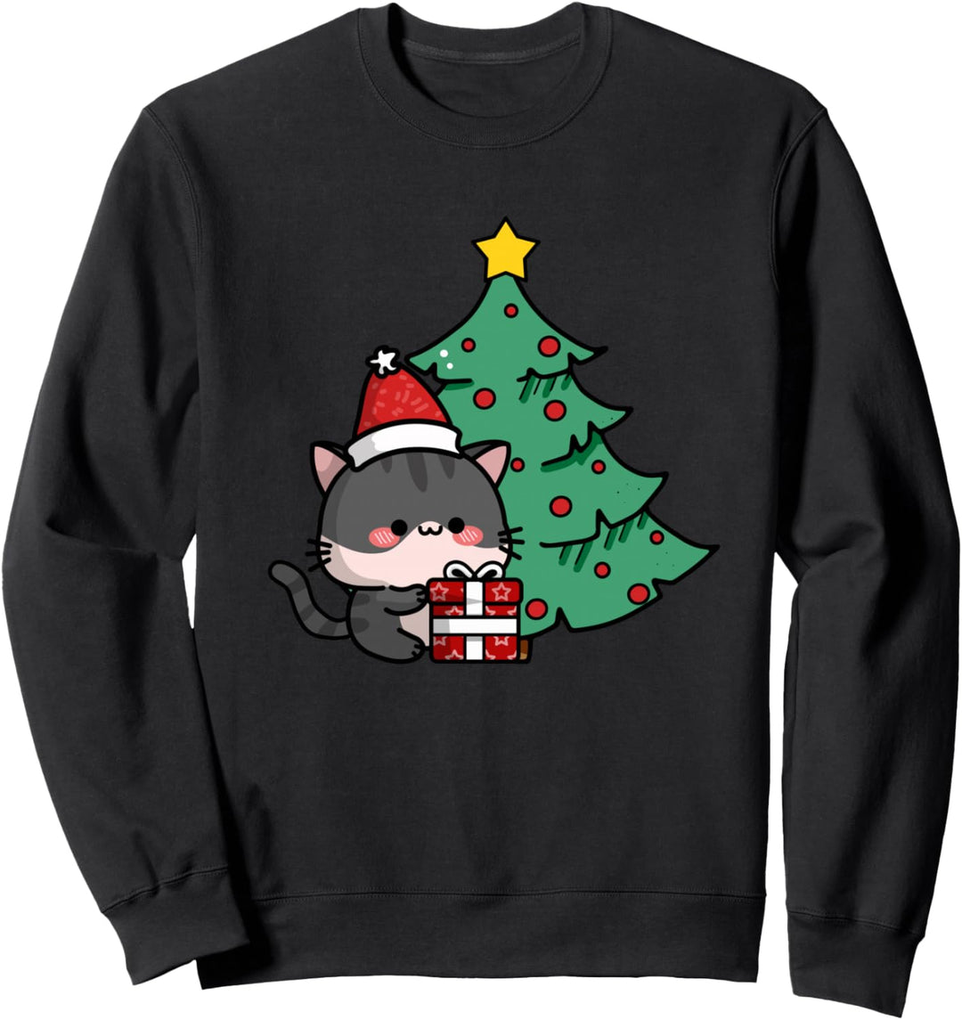 Heiligabend, Weihnachtskatze Sweatshirt